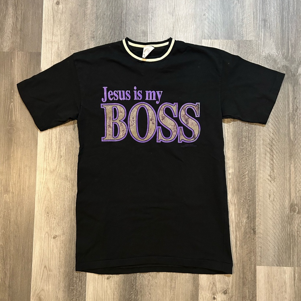 Vintage “Jesus is my Boss” Tee